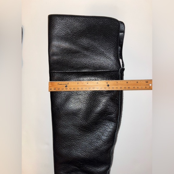 Ralph Lauren Dallyce Over The Knee Boots Women’s Size 10B Black Chic Bold Party - Picture 13 of 14